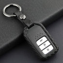 Autoschlüsselhülle aus Leder und Silikon mit Schnalle für Honda