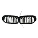 2021–2024 BMW 5er G30 G38 Frontgrill Doppellamelle, glänzend schwarz
