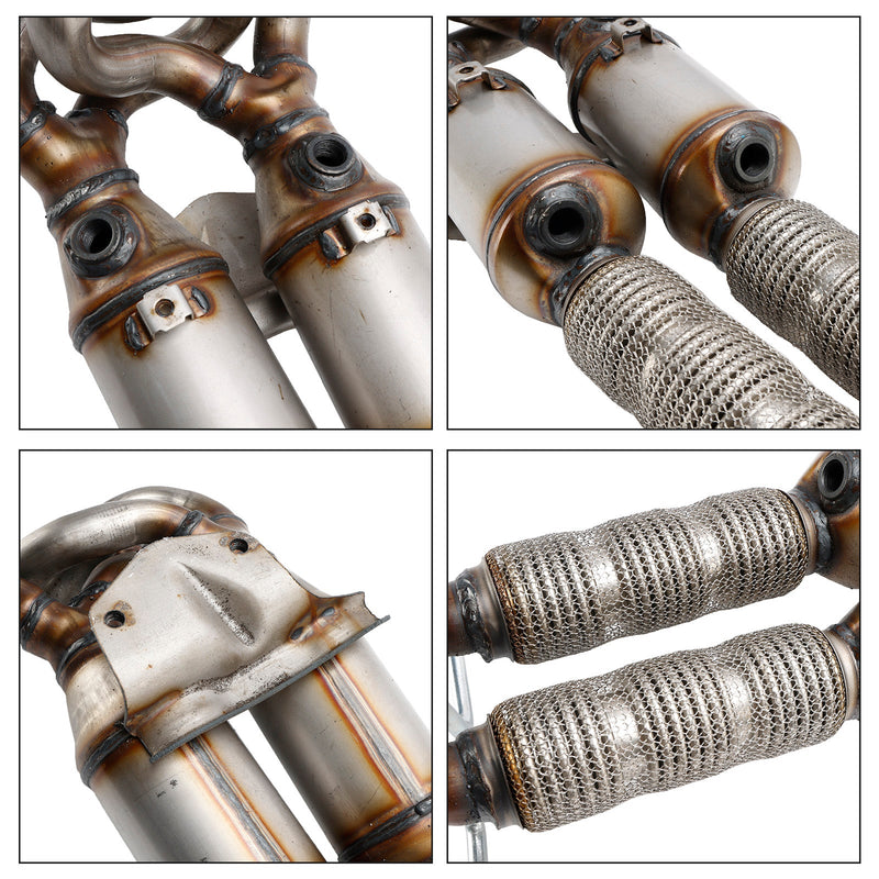 08/2004-03/2007 Ford Focus C-Max (DM2) 1,6 Ti MPV bensinkatalysator typtestad + monteringssats 1319161 1326272