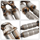 04.2005-03.2007 FORD FOCUS II notchback (DB_, FCH, DH) 1.6 Ti notchback katalizator benzynowy, badanie typu + zestaw montażowy 1319161 1326272