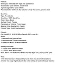 2012–2015 Audi A7/S7 RS7 Frontgrill im Wabengitter-Design, Schwarz