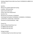 BMW X6 G06 Armaturenbrett, rechte Lüftungsgitterabdeckung, Teilenummer 51459483656 (2020–2022)