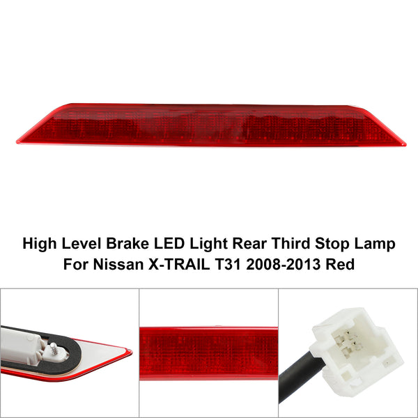 Høynivå bremse LED-lys bak tredje stopplys for Nissan X-TRAIL T31 2008-2013