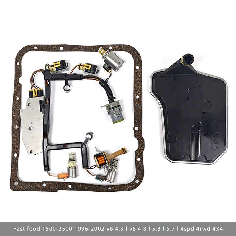 1993-2002 Blazer Jimmy V8 5,3 l 4-Gang-Hinterradantrieb 4X4 4-Gang-Getriebe 4-Gang-9-teilig 4L60E 4L65E Getriebe-Magnetschalter-Kit 8677314