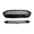 2018–2021 Ford Focus MK4 ST Style Schwarz Frontstoßstangengrill Untergrill