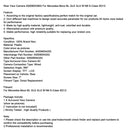 Bakkamera A0009054202 Til Mercedes-Benz ML GLE GLS W166 E-klasse W212