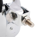 Motorcycle Beam Headlight Fog Lamp Custom Chrome Fits For Racer Bobber Chopper