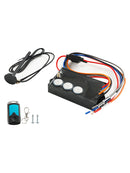 Cabrestante de elevación hidráulico de 12 voltios, sistema de control remoto por radio para remolque basculante