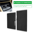 2Pcs Tasse Konsole Halter Rollo Abdeckung Fach Für BMW X5 X6 E70 E71 2007-2014