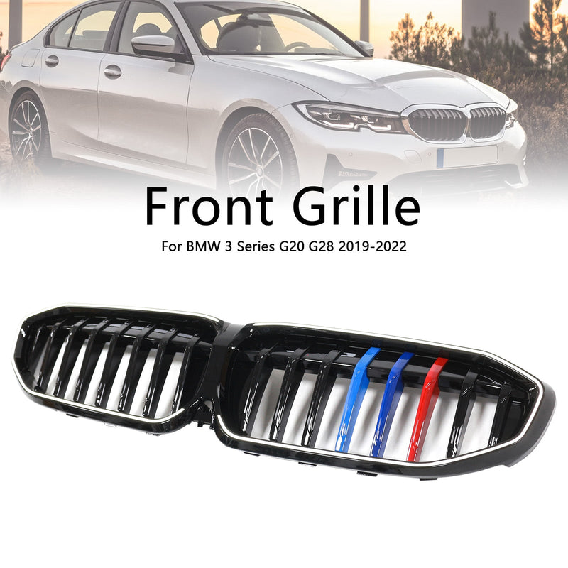 2019–2022 BMW 3 Series G20 M Kidney Grill, Black, 51138072085