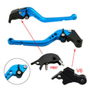 Palanca larga de embrague y freno adecuada para YAMAHA XSR900 XSR900GP MT-09 MT-09SP 2024-2025