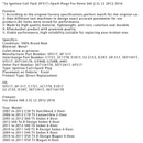 2012–2016 Volvo S60 2,5 l L5 5 x Zündspule Pack UF517 + Zündkerzen