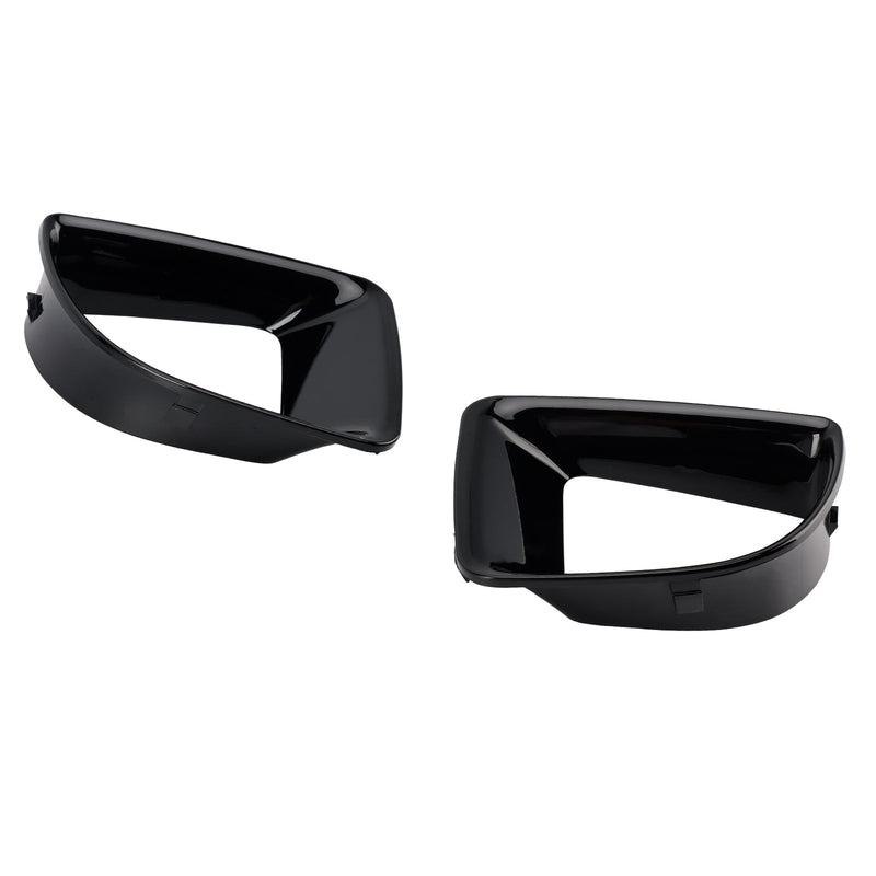 Glänzend schwarzer Frontluftkanalrahmen passend für Mini R55 R56 R57 R58 R59 JCW S 51117255117 51117255119