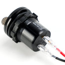 12V nabíječka typu USB+C, rychlá montáž pro Kawasaki Versys 650 2022-2024