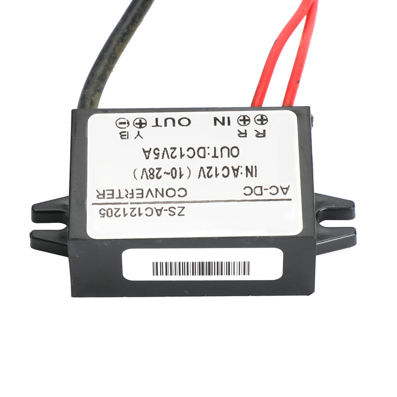 Fuente de alimentación reductora AC10-28V a DC12V 5A convertidor reductor fuente de alimentación USB