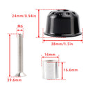 Schwarze Lenkerenden Gewicht Für Honda CB250R CBR250R CB300R GB350/S CB400S