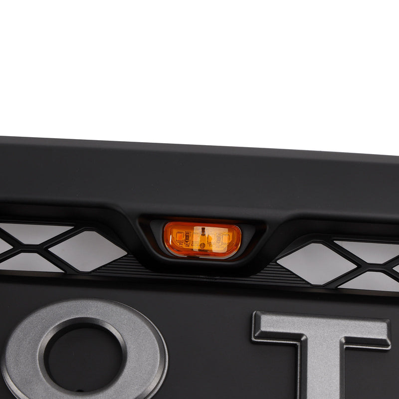 TRD Pro Style Frontstoßstangengrill passend für Toyota 4Runner 2010-2013, Mattschwarz