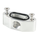 Billet LS Twin Turbo Dual 90 Graus 1/8" NPT Placa Adaptadora de Linha de Alimentação de Óleo