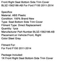 Vorne Rechts Sitz Unterseite Trim Abdeckung BL3Z-1562186-AB Für Ford F150 2011-2014