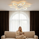 Loftsventilator LED blæser stille belysning & Fjernbetjening loftlampe