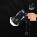 40W de alta potência M60 luz fotográfica luz solar COB externa