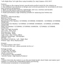 Links + Rechts Hinten Rücklicht Hinten Lampe Montage Für Jeep Compass 2014-2017