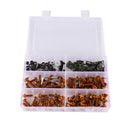 Verkleidungsschrauben Orange Schrauben Verkleidung M5/M6 - 177 teilig NEU