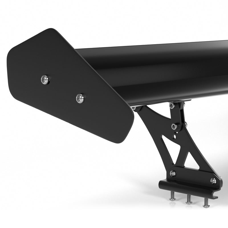 Spoiler de corrida de asa traseira de alumínio GT leve e ajustável universal genérico