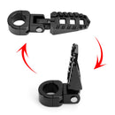 Universelle Fußrasten vorne, passend für Motorräder mit 1,25-Zoll-Lenkern