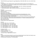 2018–2022 Jeep Wrangler 3.6L V6 – Benzin 04581991AA Vakuumpumpe 04581991AA 68443859AA