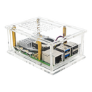 Raspberry Pi 5 PCI-E Adapter Housing PCIe på M.2 Adapter Board Acryl Box Cooler