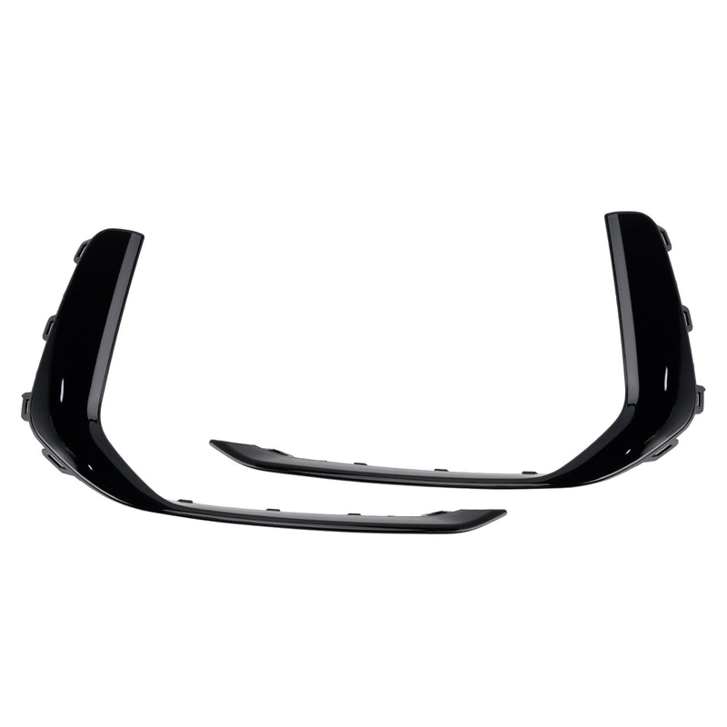 2019-2023 Audi A6 C8 S-Line S6 2PCS Nebelscheinwerfer-Zierleiste Schwarz