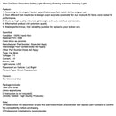 4Pcs Car Door Decoration Safety Light Warning Flashing Automatic Sensing Light