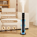 Stillegående 9L luftfukter 3-hastighets Cool Mist Ultrasonic Luftfukter
