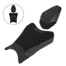 2024-2025 Für BMW R1300GS R 1300 GS Vorder- und Hintersitz-Raider-Sitzkissen-Set Schwarz 1