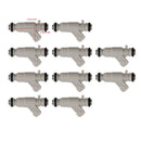 8 stk drivstoffinjektorer for Audi S6 S8 4.2L V8 2001-2003 0280155988 077133551Q