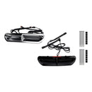 Iluminação de ventilação de entrada de ar da carenagem frontal LED para Touring Street Glide 2014-2024