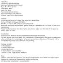 2006–2013 BMW 3er E92 Coupé 2DR Modell nur Hochglanz schwarz Heckspoiler