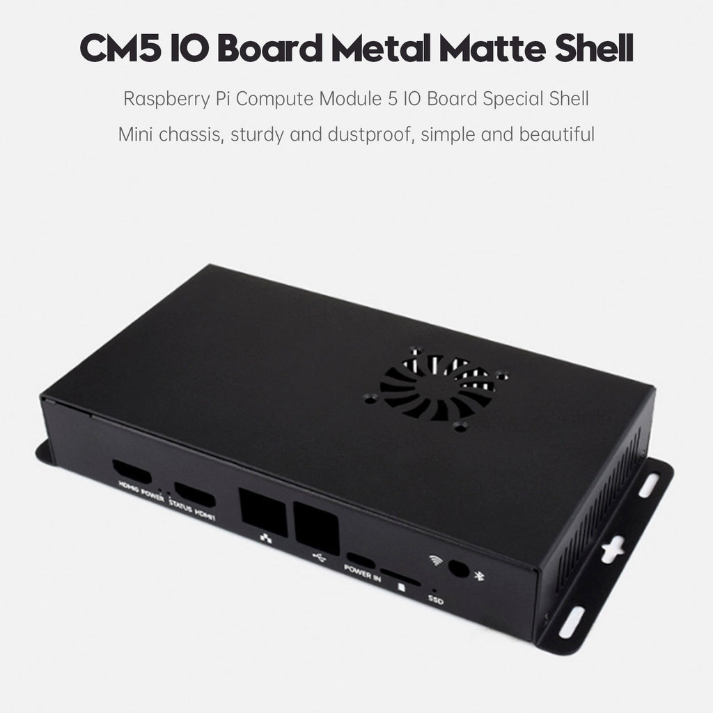 Raspberry Pi CM5 IO Compute Module 5 IO Board Metallgehäuse zur Wärmea