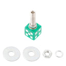 4x Custom DICE Kennzeichenschraube Grün Kunststoff Motorrad Chopper Bobber