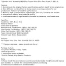 Zylinderkopf-Baugruppe 1,5L für Toyota Prius, Echo, Yaris, Scion XA, XB (1NZFE)