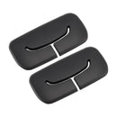 2x Schwarze hintere Sicherheitsgurtblende 1AP31DX9AA für Jeep Wrangler JK 2011-2018