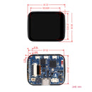 ESP32-S3 1,69 tommer touch screen udviklingskort 240MHz processor WIFI Bluetooth