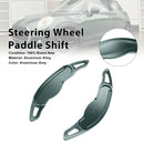 Steering wheel shift paddles for Mini F54 F55 F56 F57, aluminum gray