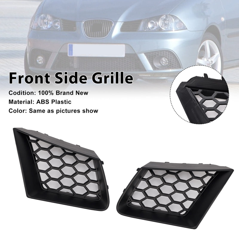 2002–2009 Seat Ibiza Cordoba 6L 2 Stück Waben Kühlergrill FR