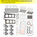 G6DH 3,3 L Motor Umbau Kolben Dichtungen Lager Kit für Hyundai Kia Sorento