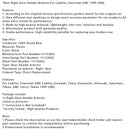 1999–2006 Cadillac Chevrolet GMC Türgriffarmlehne hinten rechts 15152062