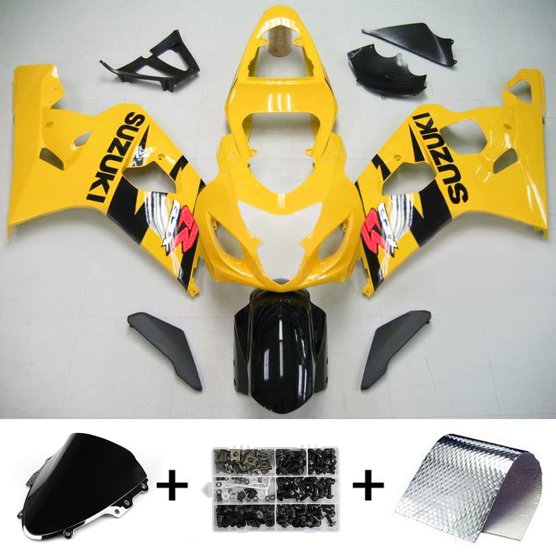 2004-2005 Suzuki GSXR 600/750 K4 Injektionsabzugs Kit Karosserie Plastikabs