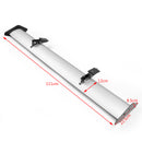 Universal Hatch Justerbar Aluminium GT Bakre Trunk Wing Racing Spoiler Silver