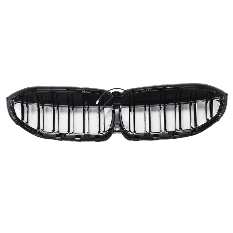 2019–2022 BMW 3 Series G20 DoubleLame Renal Grille, negro, 51138072085